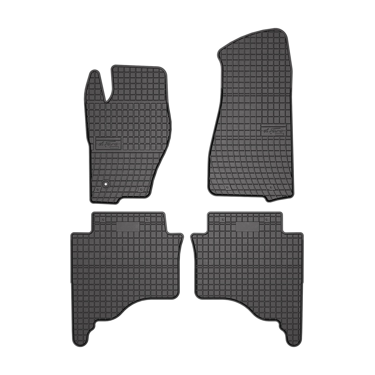 Jeep Grand Cherokee Floor Mats - Omac - El Toro Rubber 4 Pcs - Black - '05-'10